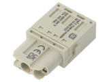 Conector HARTING HDC Modul Mamă 40A 690V 3 pini Push-In 09140035101
