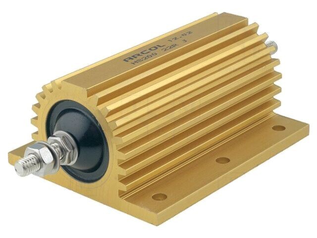Rezistor bobinat cu radiator 22&Omega; 200W
