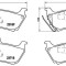 BREMBO P 50 044 PRIME LINE set placute frana,frana disc