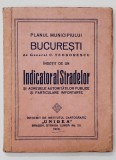 Planul Municipiului Bucuresti de General C. Teodorescu, insotit de un indicator al strazilor - Brasov, 1930