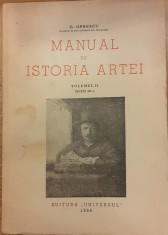 Manual de istoria artei volumul 2 foto