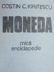 MONEDA -MICA ENCICLOPEDIE (1982) ,COSTIN C. KIRITESCU foto