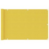 Cumpara ieftin Paravan de balcon, galben, 90 x 400 cm, HDPE