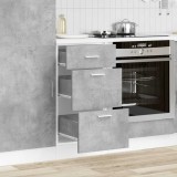 VidaXL Dulap inferior &ldquo;Lyon&rdquo; Beton gri 40x46x81,5 cm Lemn prelucrat