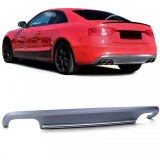 Difuzor spate cu teava dubla, potrivit pentru Audi A5 8T Coupe 11-17 fara S-Line Performance AutoTuning