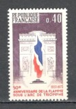 Franta.1973 50 ani flacara de sub Arcul de Triumf SF.756, Nestampilat