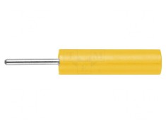 Soclu Banană Galben 4mm 20A 1kV 38mm