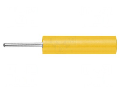 Soclu Banană Galben 4mm 20A 1kV 38mm foto