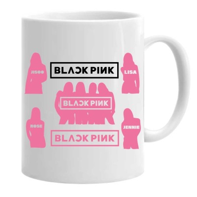 Cana alba personalizata blackpink blinks kpop trupa, INOVATIX&amp;reg;. 330 ml foto