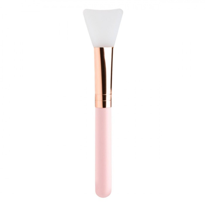 Pensulă Spatulă Silicon 3cm, Roz Auriu, 15cm