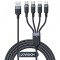 Cablu Incarcare USB-A - Lightning / microUSB / 2 x USB-C Joyroom S-1T4018A18 4in1, 20W, 1.2m, Negru