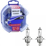 NEOLUX de Osram - Becuri Halogen H4 Extra Light +50% 60/55W 12V 2 bucati Performance AutoTuning