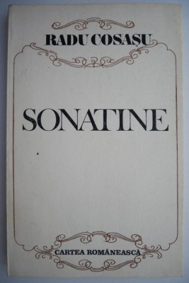 Sonatine &amp;ndash; Radu Cosasu foto