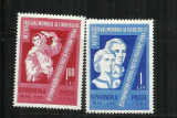 ROMANIA 1959 - AL VII-LEA FESTIVAL MONDIAL AL TINERETULUI-VIENA, MNH - LP 475, Nestampilat