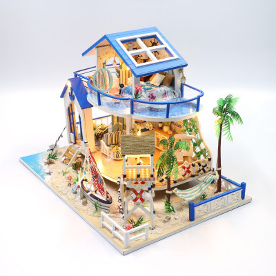 Casa in miniatura 3D, Legend Of The Blue Sea, DIY, 32x21.5x22cm foto