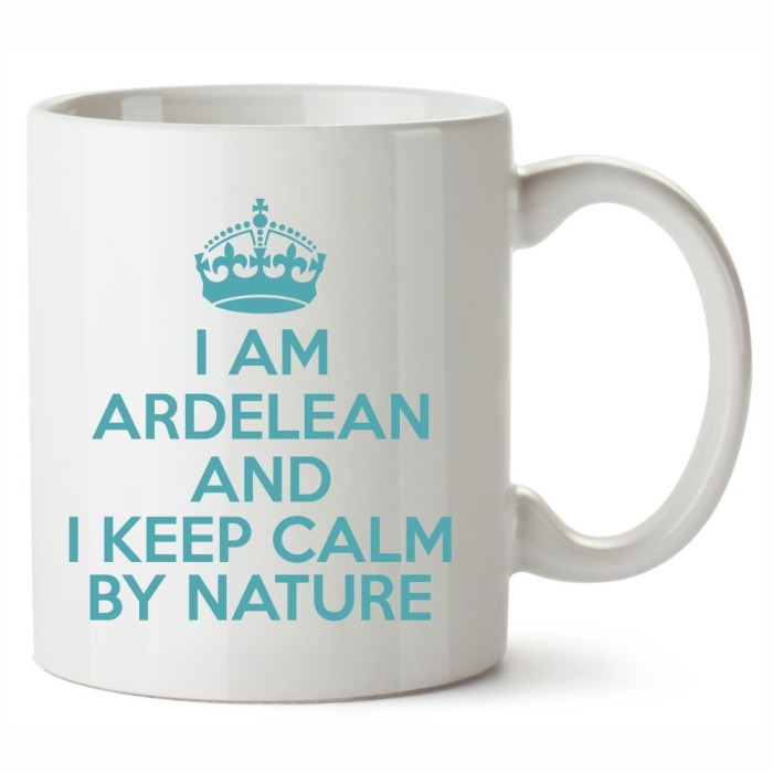 Cana alba Personalizata I Am Ardelean And I Keep Calm By Nature, INOVATIX&reg;. 330ml