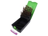 Set burghie metal HSS-O RECA &icirc;n casetă plastic - durabil și precis