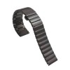 Curea metalica compatibila Fossil Gen 5 Smartwatch, telescoape Quick Release, 17cm, Negru, Very Dream