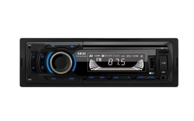 Player auto multi-media AKAI CA016A-9008U, Bluetooth, Radio FM, afisaj LED, conector ISO - RESIGILAT foto