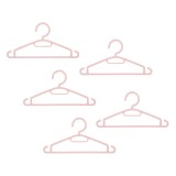 Umerase din Plastic Roz pentru Copii - 5buc