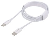 Cablu USB-C 2.0 Alb 1m 480Mbps 60W