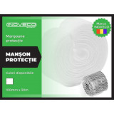 Manson Protectie, Tip Plasa, Diametru 100 mm, Lungime 30 m, Alb