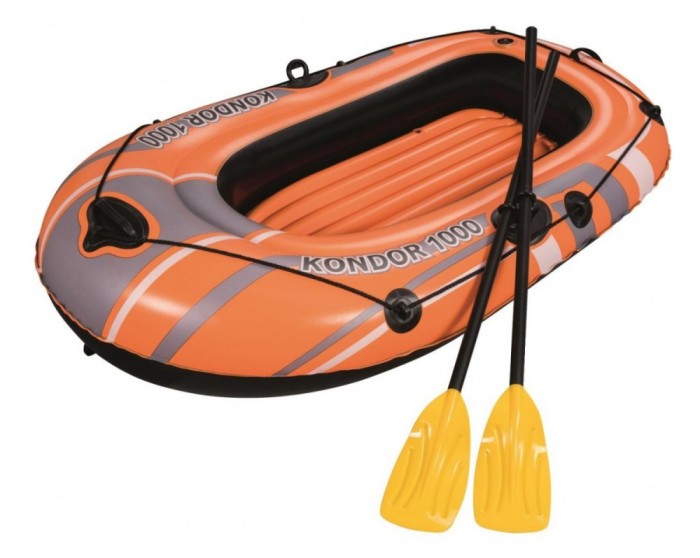Barca gonflabila Kondor 1000 Bestway, 155x93x30 cm Barca gonflabila Kondor 1000 Bestway, 155x93x30 cm