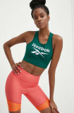 Reebok sutien sport Reebok Identity culoarea verde, 100076020