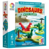 Smart games - dinosaurs mystic islands, joc de logica cu 80 de provocari, 6+ ani, editie lb. romana