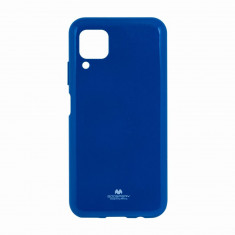 Husa din Silicon Mercury cu aspect perlat pentru Huawei P40 Lite, Albastru foto