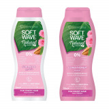 Pachet Sampon 400 ml si Balsam 400 ml Cosmaline Soft Wave, cu ingrediente naturale pentru par cret