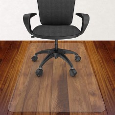 Covoras de protectie pentru pardoseala, 100x140 cm, PVC transparent mat, 0.5 mm