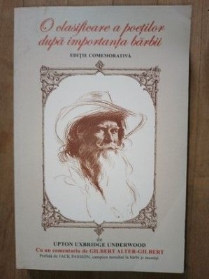 O clasificare a poetilor dupa importanta barbii- Upton Uxbridge Underwood foto