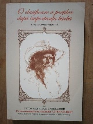 O clasificare a poetilor dupa importanta barbii- Upton Uxbridge Underwood