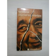 IONESCO - JOURNAL EN MIETTES