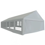 Cumpara ieftin Cort de petrecere, gri, 6x12 m, polietilenă