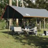 VidaXL Prelată de camping, portocaliu, 460x305x210 cm, impermeabilă 94690