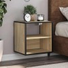 VidaXL Noptiere de perete, 2 buc., stejar sonoma, 40x31x39,5 cm 848747