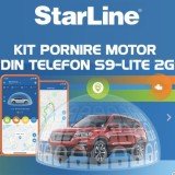 Kit pornire motor SsangYong Korando gen 3 2010-2018, aplicatie telefon 2G (montaj inclus) - Starline S9 2G CarStore Technology