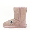 Cizme roz din piele naturala W8008 113, 36 - 39, 41