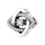 Cumpara ieftin Charm/talisman argint 925, JW1638, model geometric, placat cu rodiu