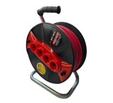 Cumpara ieftin Prelungitor electric 50m, pe rola cu tambur, 50m, 3x2.5mm, 4 prize, 3500W, BUL-MAX BMX1388