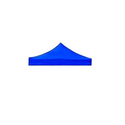 Prelată pentru acoperiș cort, dimensiuni 3 x 6 metri, eMazing, confecționată din material textil Oxford 700D și cauciuc, albastră, rezistentă la apă foto