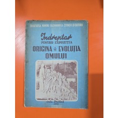 &Icirc;ndreptar pentru expoziția Originea și evoluția omului
