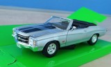 Macheta Chevrolet Chevelle SS 454 1971 gri - Welly NEX 1/24