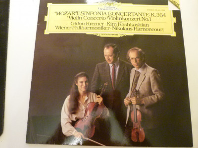 Mozart - sinfonia concertante- G. Kremer,Harnoncour, Wiener phil. foto