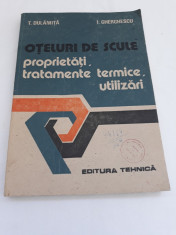 O?ELURI DE SCULE*PROPRIETA?I,TRATAMENTE TERMICE,UTILIZARI/1990 foto