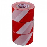 Set 3 role banda de avertizare alb/rosu 300m Zilan ZLN6768