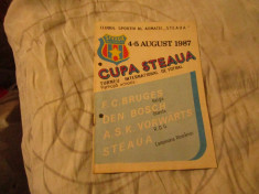 program cupa steaua prima editie an 1987 foto