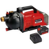 Einhell AQUINNA PXC + Starter Kit - Pompa de gradina 3000 l/h + Set 1 acumulator si incarcator Li-Ion 18 V 4 Ah
